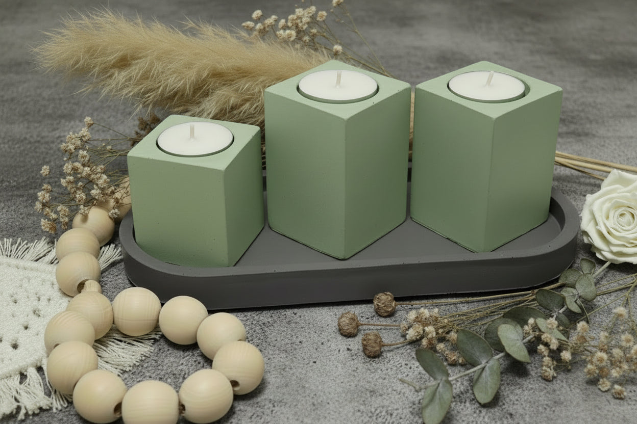 Indigo Flame - Tealight Set (3)