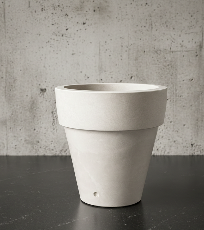 Sequoia Mist - Small Planter & Succulent