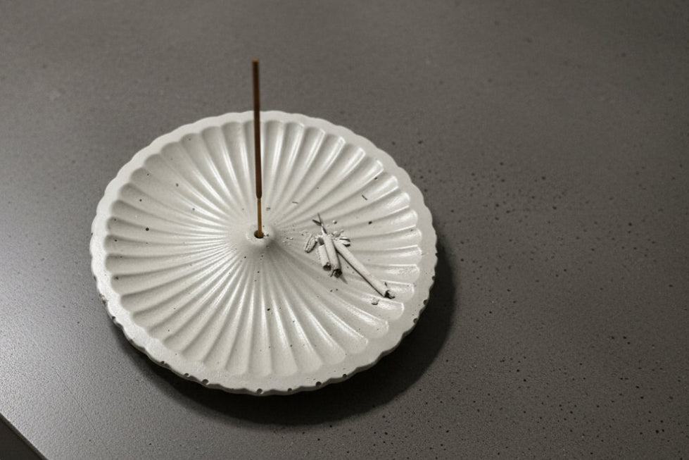 Ivory Halo -Incense Holder
