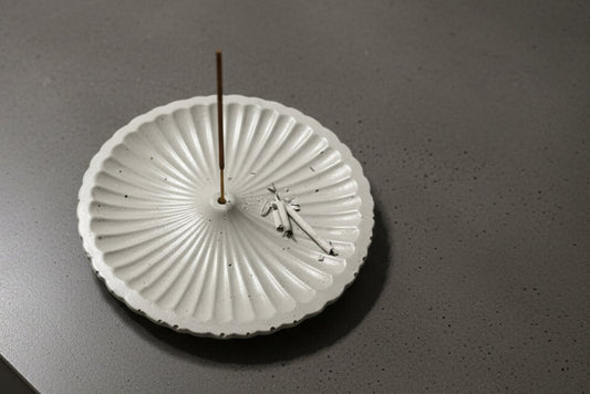 Ivory Halo -Incense Holder