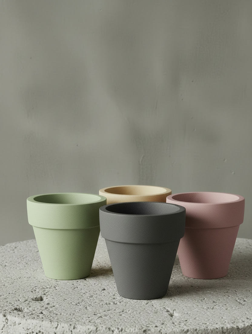 Sequoia Mist - Small Planter & Succulent