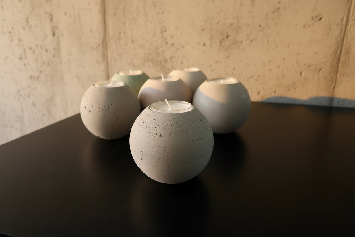 Velvet Orbs -Tealight Holder (2)