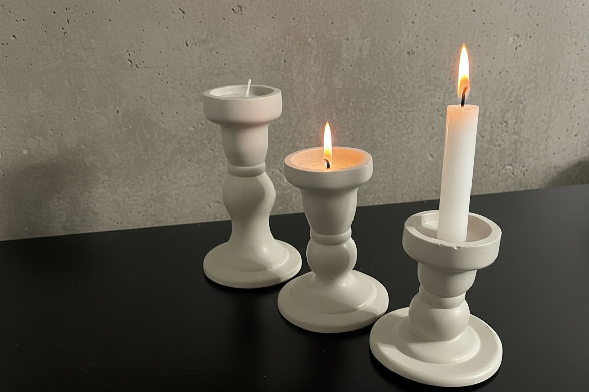 Pearl Haze - Candle Holder Set(3)