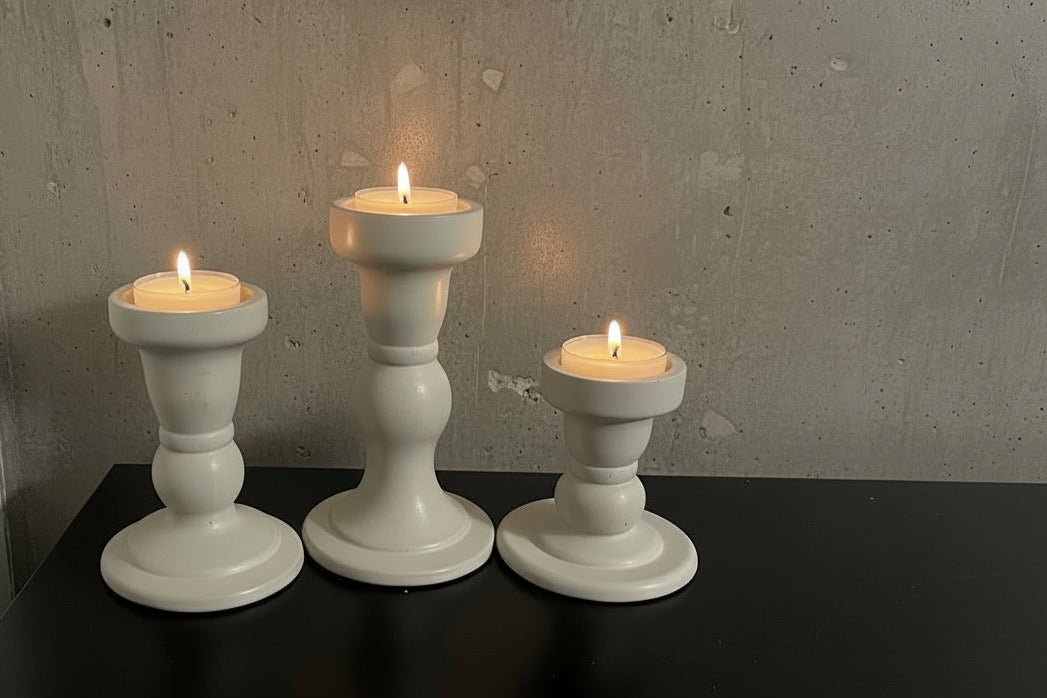 Pearl Haze - Candle Holder Set(3)