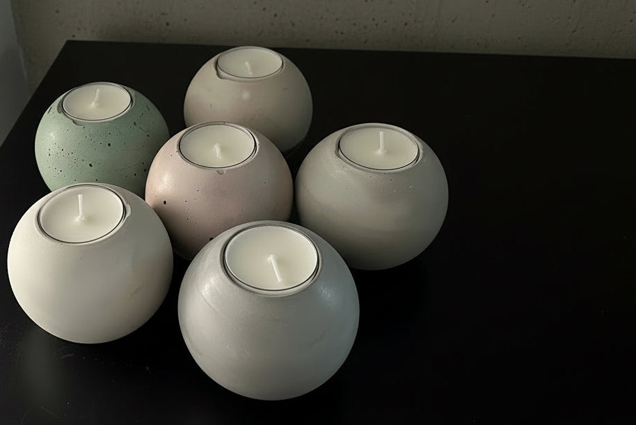 Velvet Orbs -Tealight Holder (2)