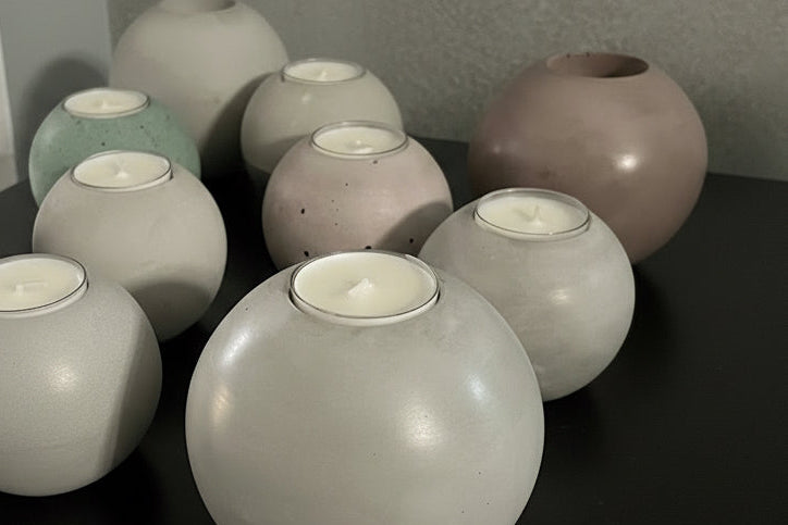 Velvet Orbs -Tealight Holder (2)