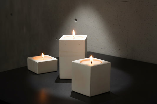 Indigo Flame -Tealight Set (3)