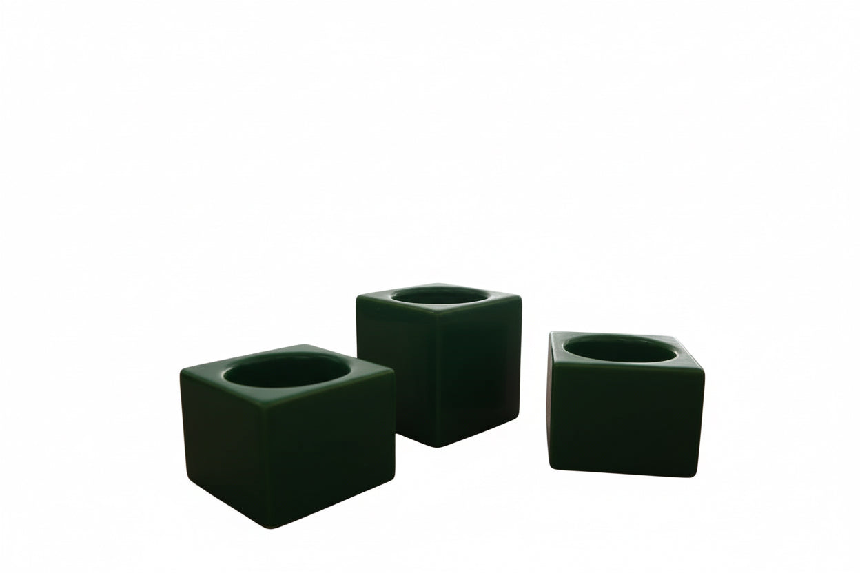 Tealight Square Block (Set of 3)