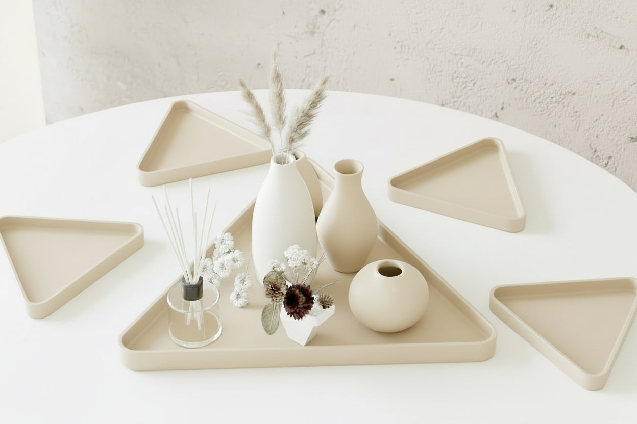 Satin Mirage - Tray Set(5)