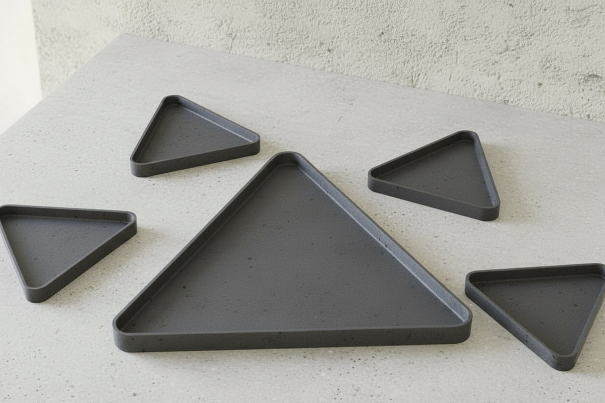 Satin Mirage - Tray Set(5)